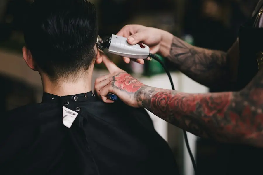 Coupe à la tondeuse