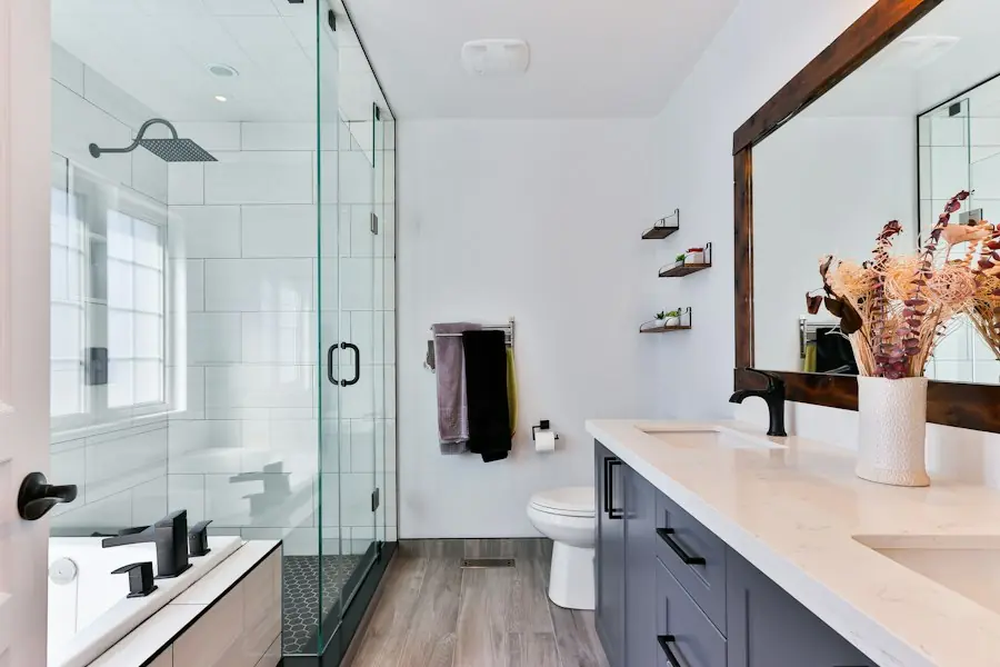 Salle de bain propre